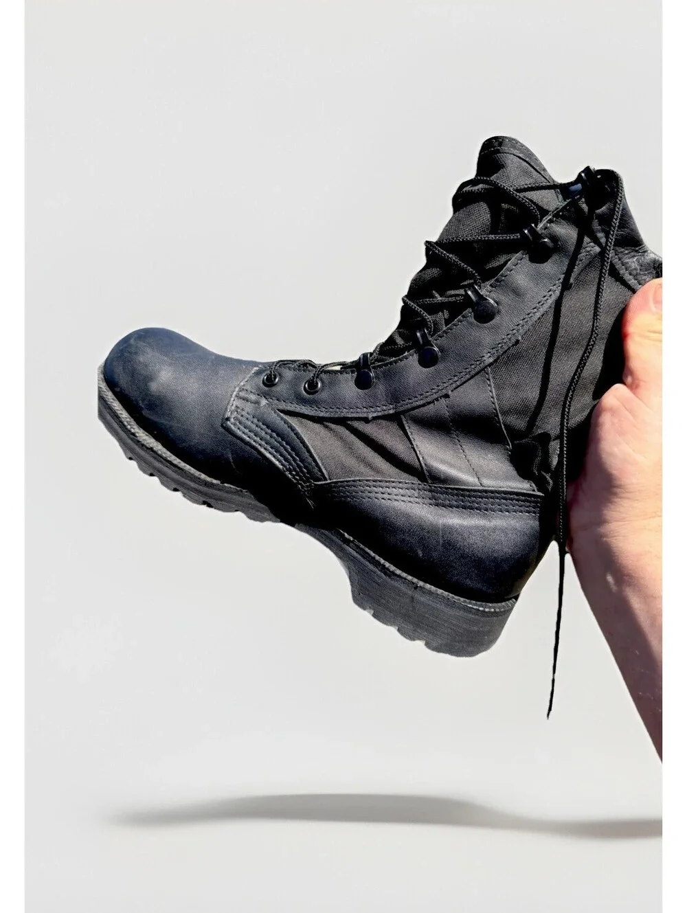 Belleville Tactical Boots mens 7.5 R black Vibram EH ASTM Military Combat USA